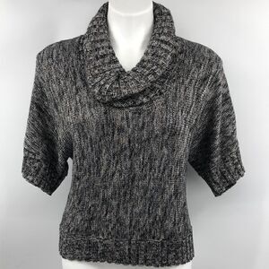 International Concepts black gold cowl neck sweater